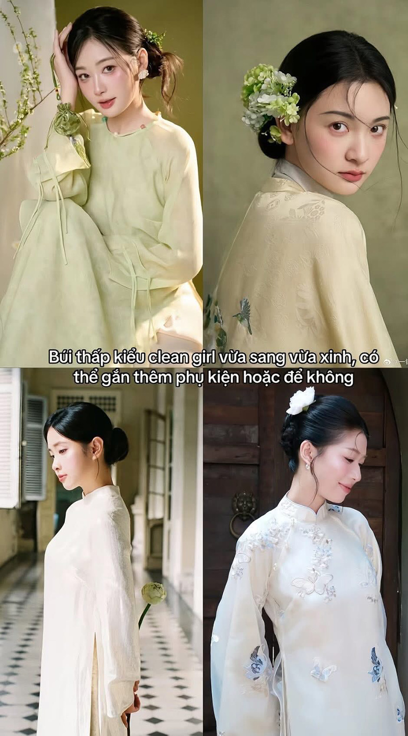 kiểu tóc mặc áo dài 4-1