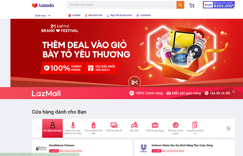Lazada mall là gì 1