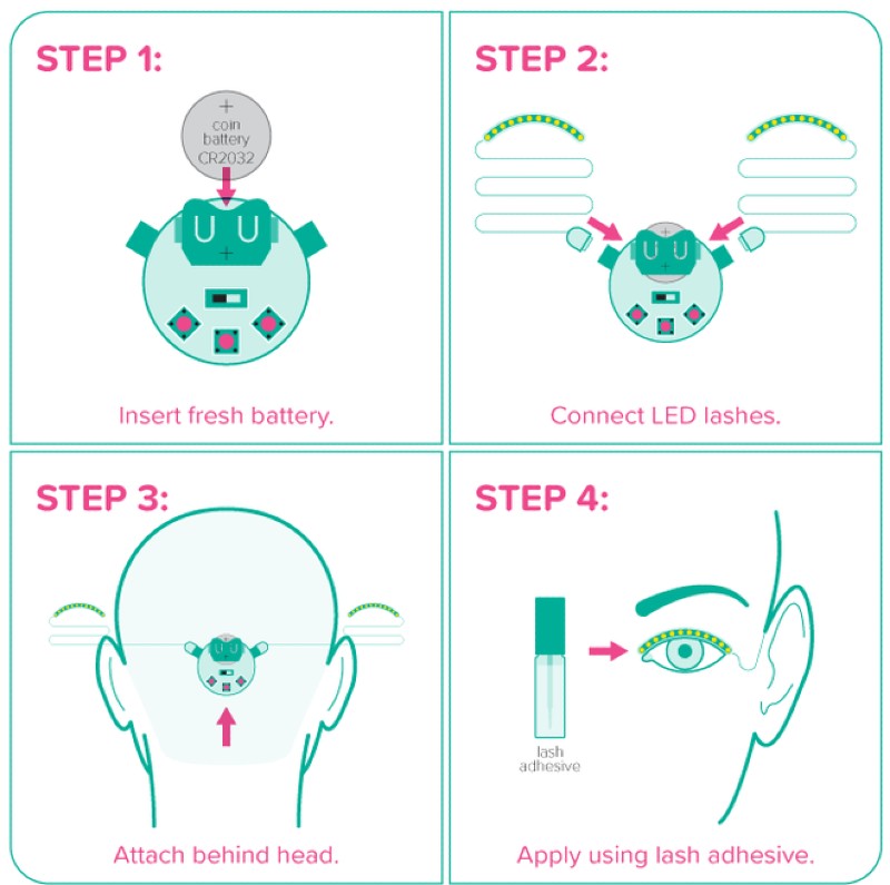 lông mi led 2