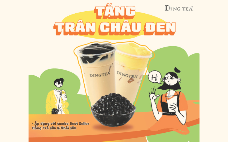 mã giảm giá dingtea 5