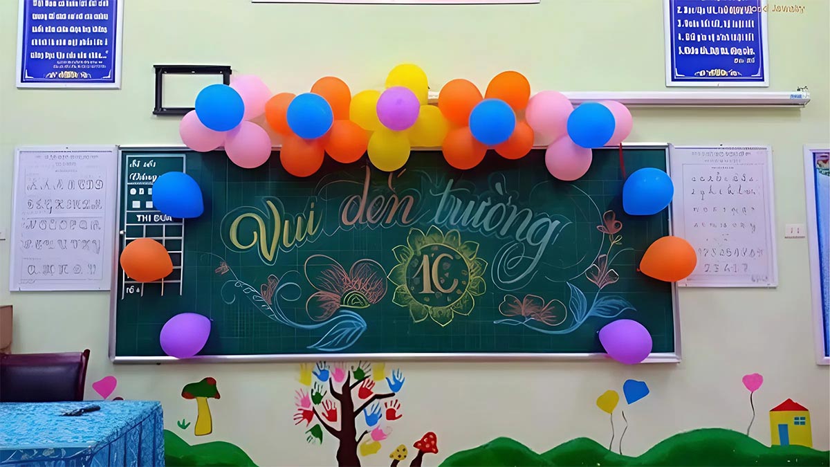 mẫu trang trí bảng 20 11 1