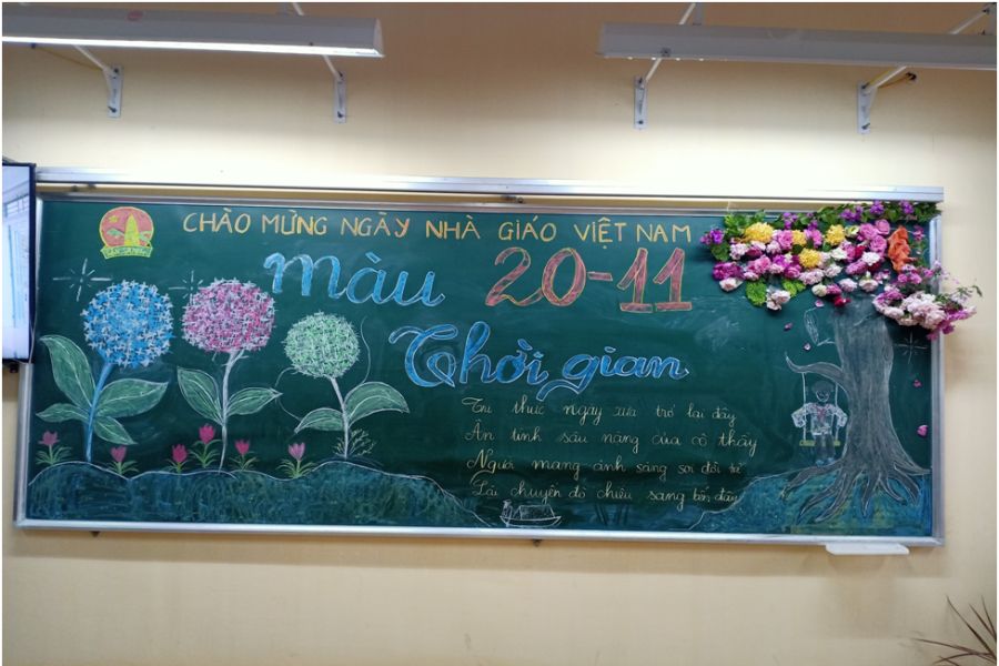mẫu trang trí bảng 20 11 10