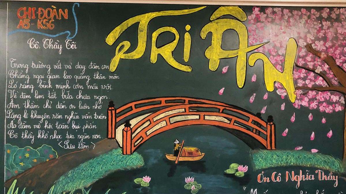 mẫu trang trí bảng 20 11 13