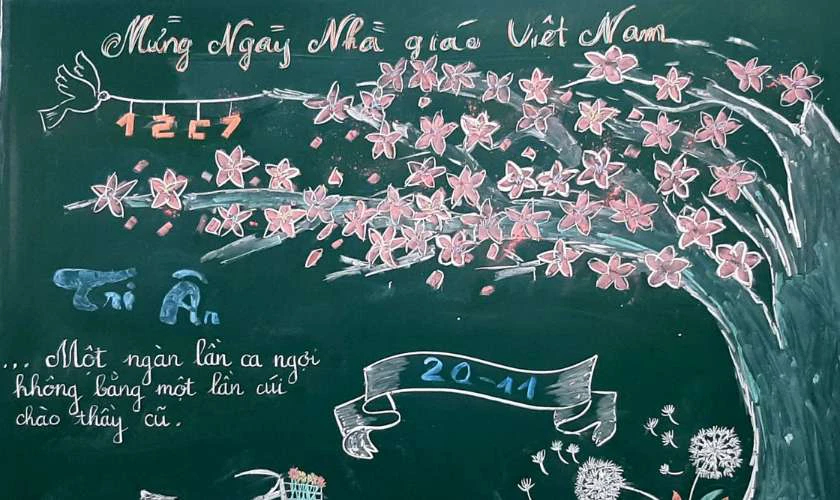 mẫu trang trí bảng 20 11 14