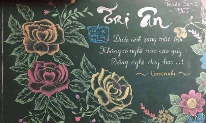 mẫu trang trí bảng 20 11 18