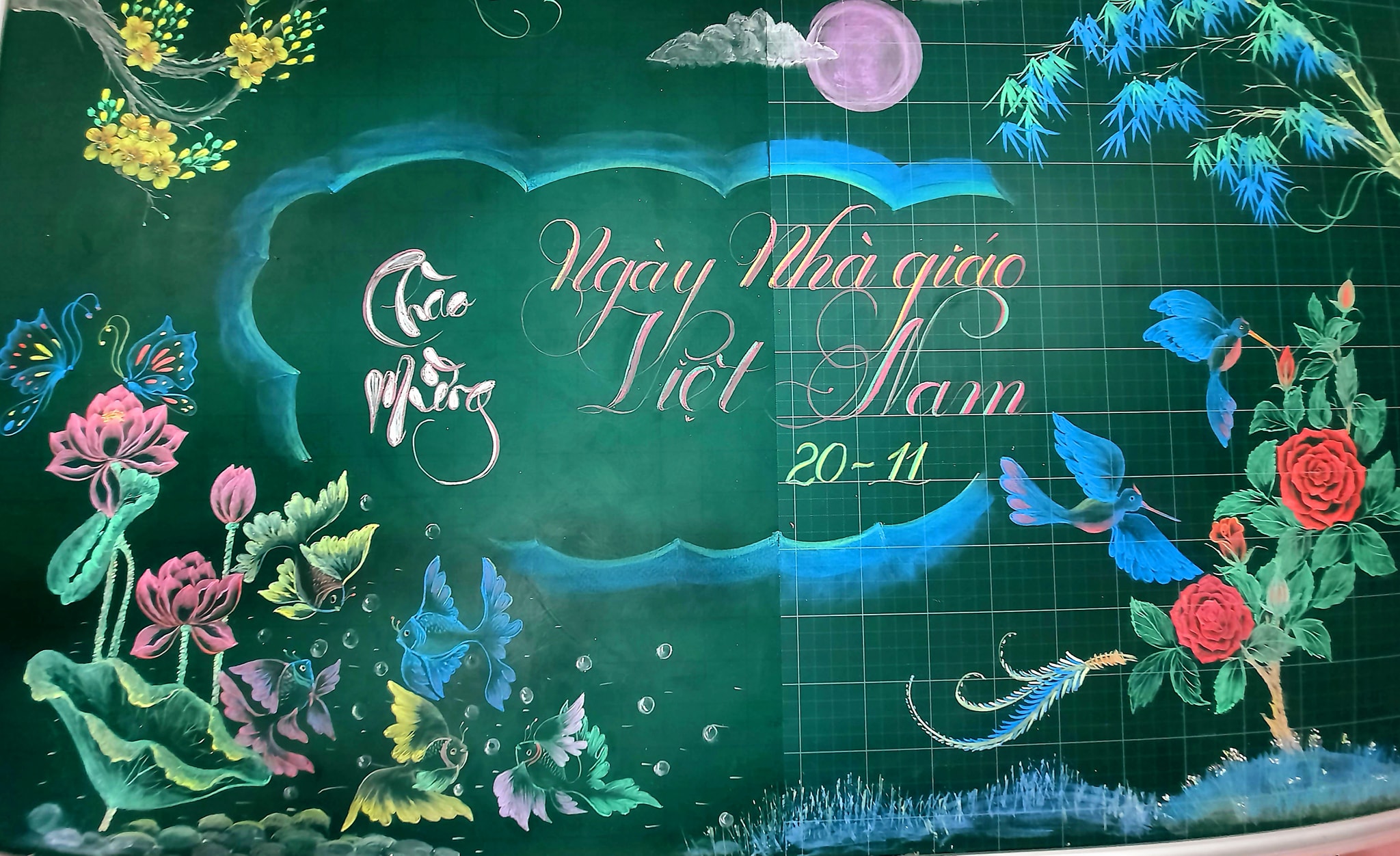 mẫu trang trí bảng 20 11 19