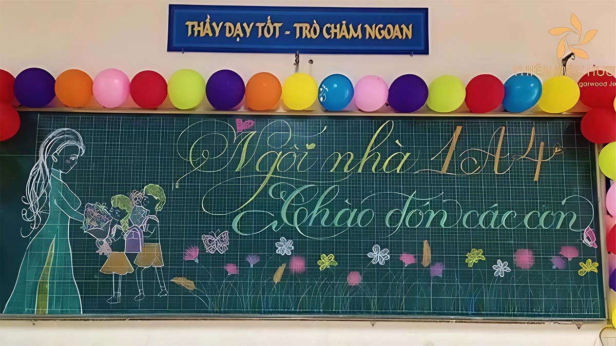 mẫu trang trí bảng 20 11 2