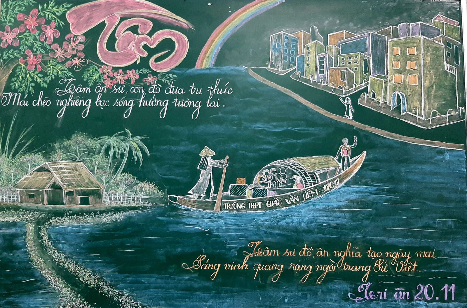 mẫu trang trí bảng 20 11 21