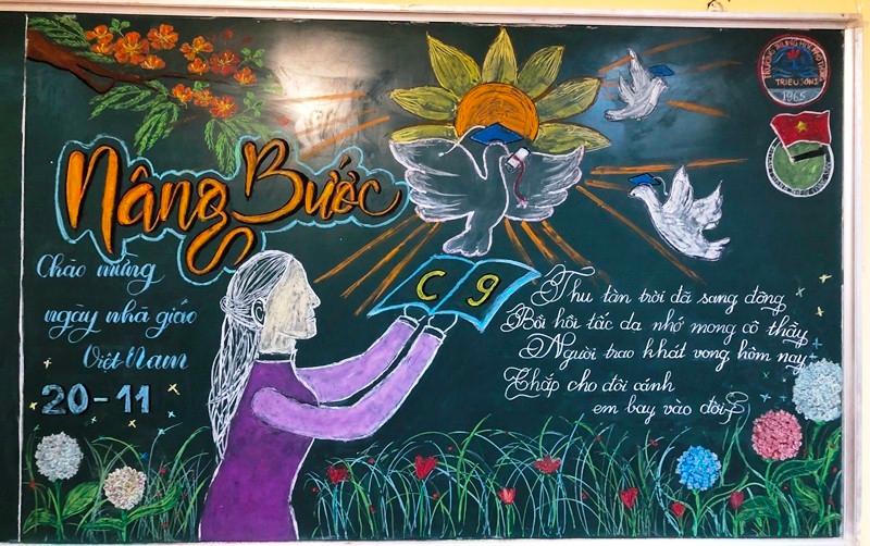 mẫu trang trí bảng 20 11 26