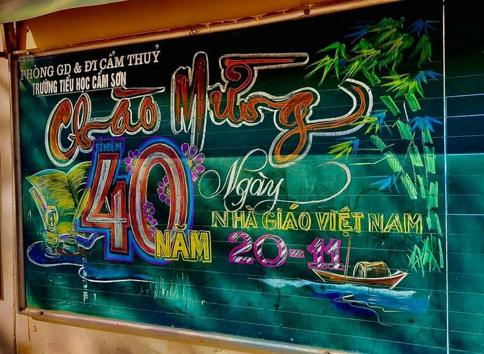 mẫu trang trí bảng 20 11 29