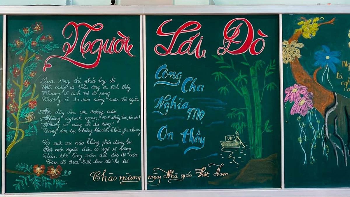 mẫu trang trí bảng 20 11 5