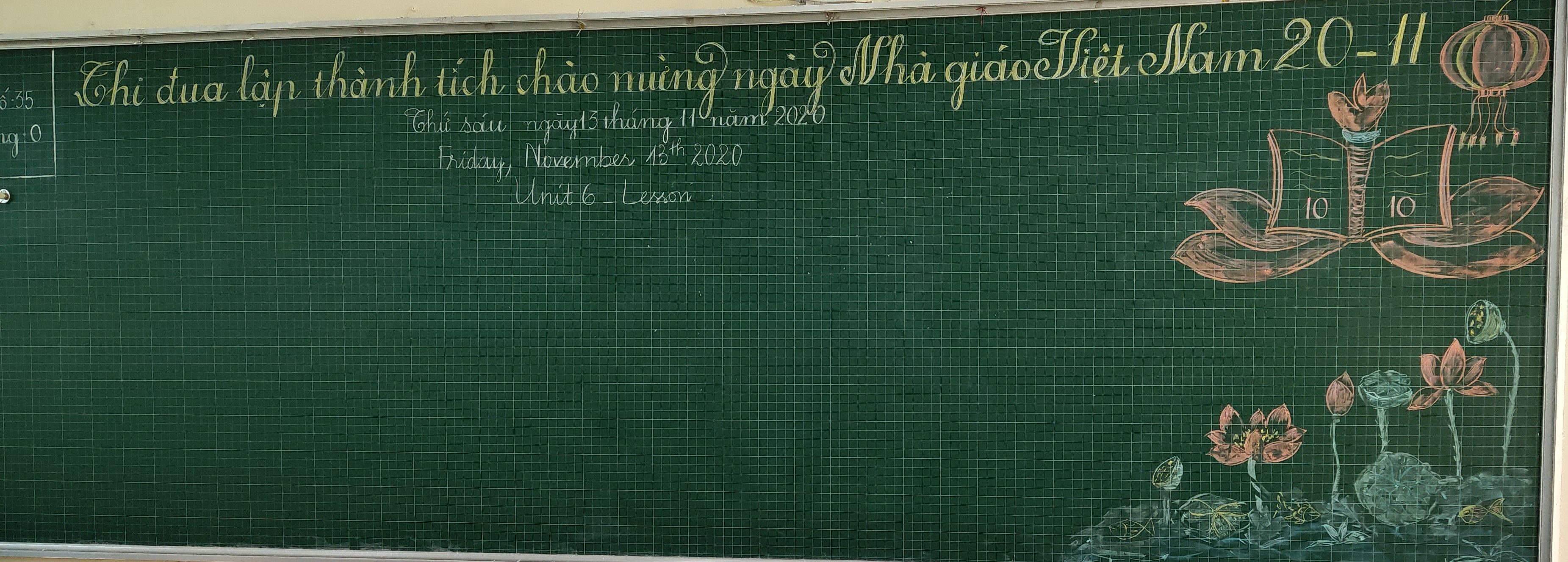 mẫu trang trí bảng 20 11 7