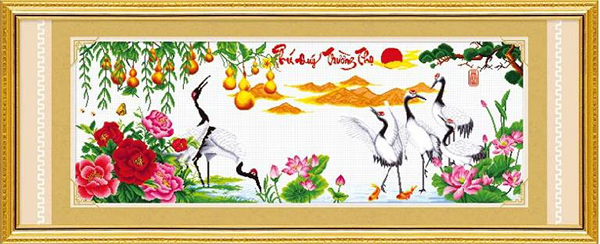 quà mừng thọ phú quý trường thọ