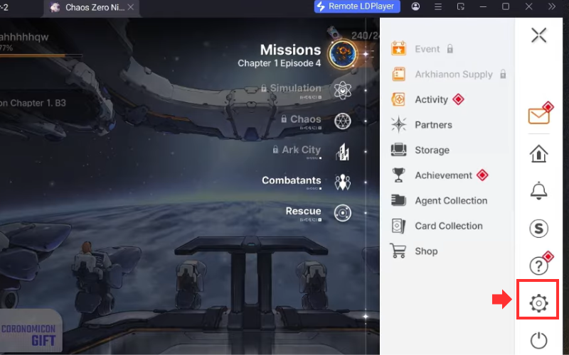 reroll Chaos Zero Nightmare 1