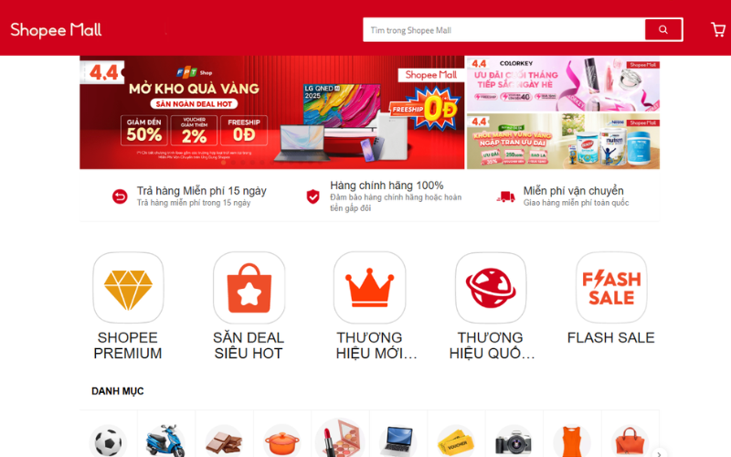 shopee mall có uy tín không 4