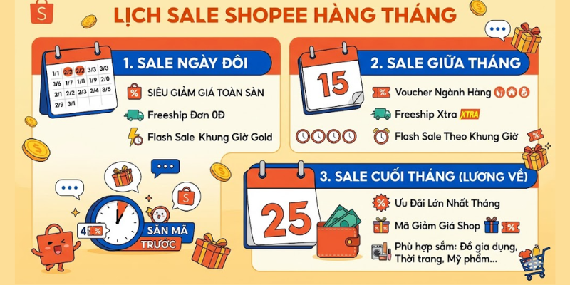 shopee sale ngày nào 1