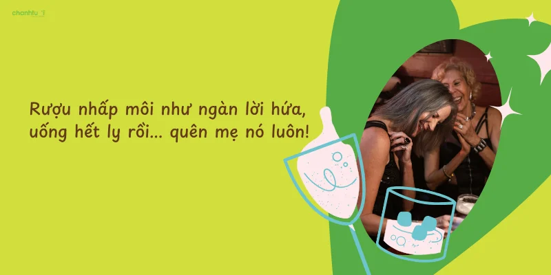 Trai tự do uống rượu tản mạn. Trai có vợ uống rượu tản gia!
