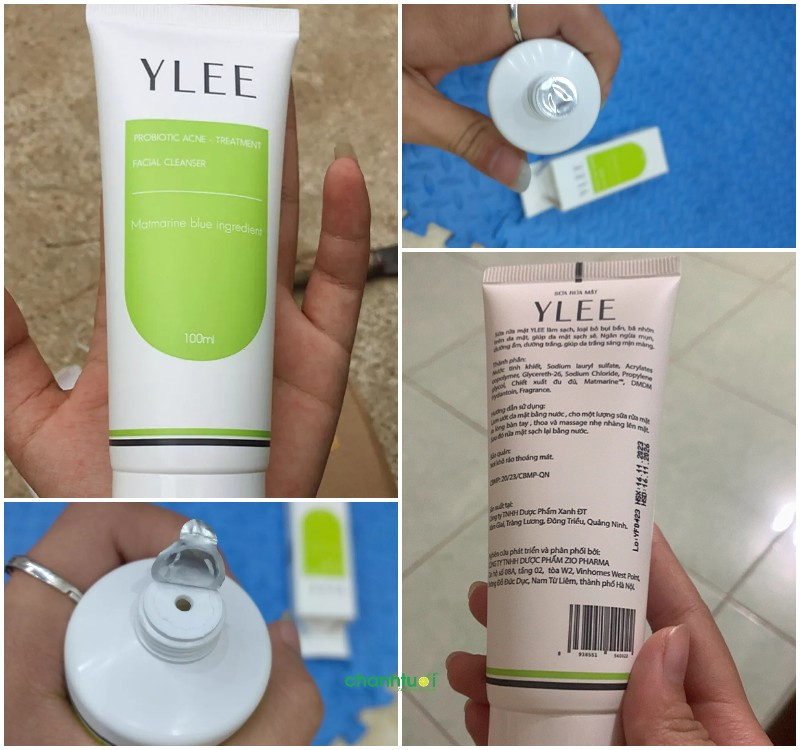 sữa rửa mặt ylee 2