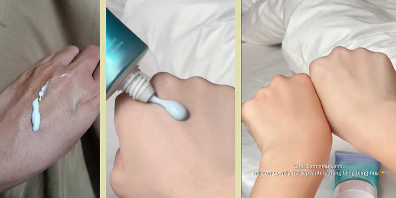 Sunplay Skin Aqua Tone Up UV Essence Blue ket cau