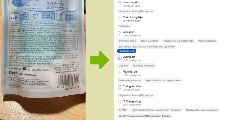 Sunplay Skin Aqua Tone Up UV Essence Blue thành phần