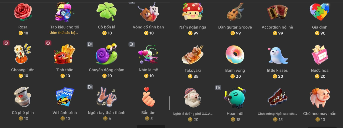 Tặng quà trên TikTok bao nhiêu tiền 2