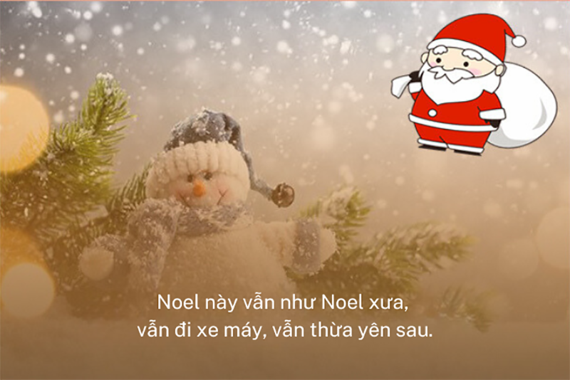 thơ noel bắt trend