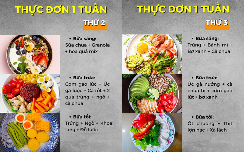 thực đơn ăn kiêng 9