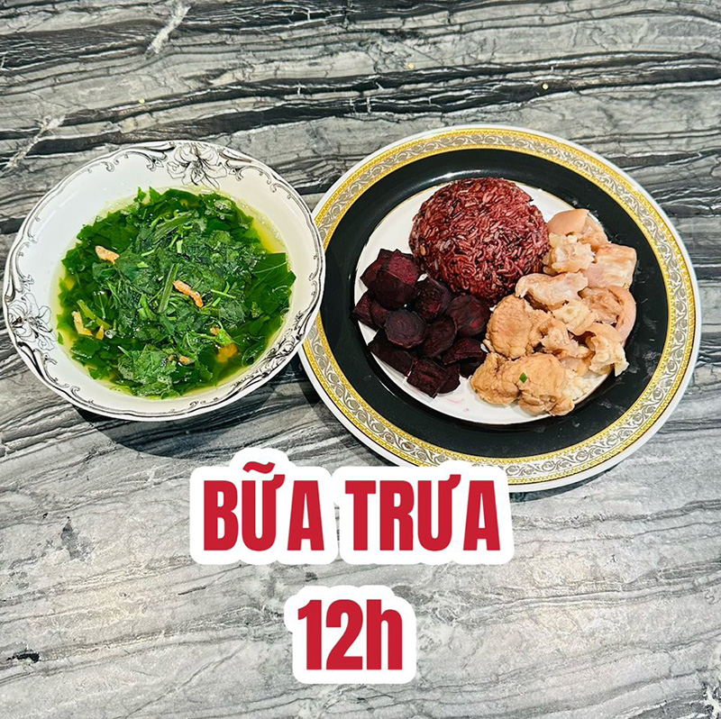 Thực đơn giảm cân cô Thiên Kim 18