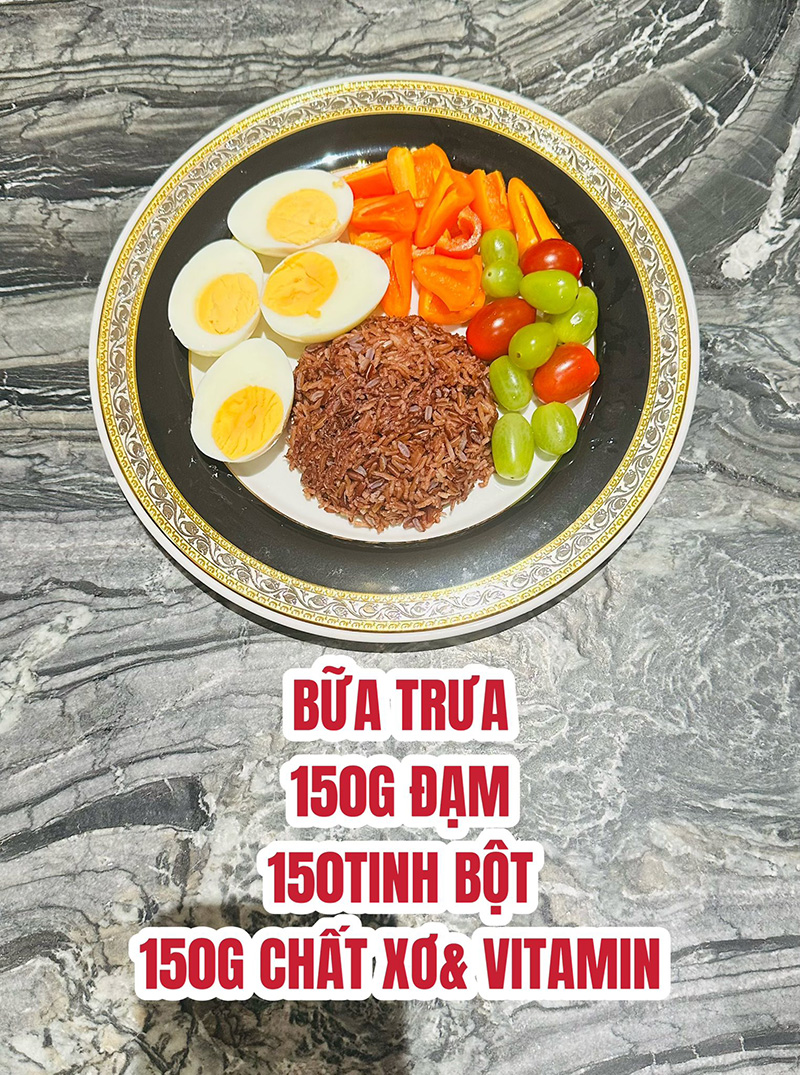 Thực đơn giảm cân cô Thiên Kim 7