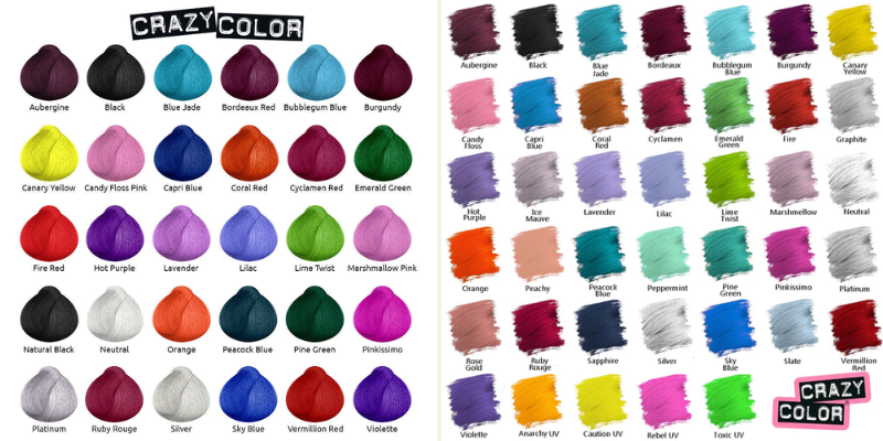 thuốc nhuộm tóc crazy color 5