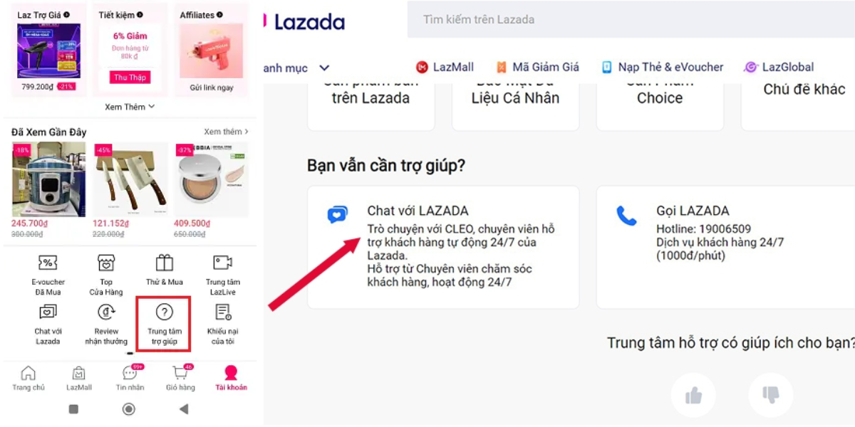 tổng đài lazada 1