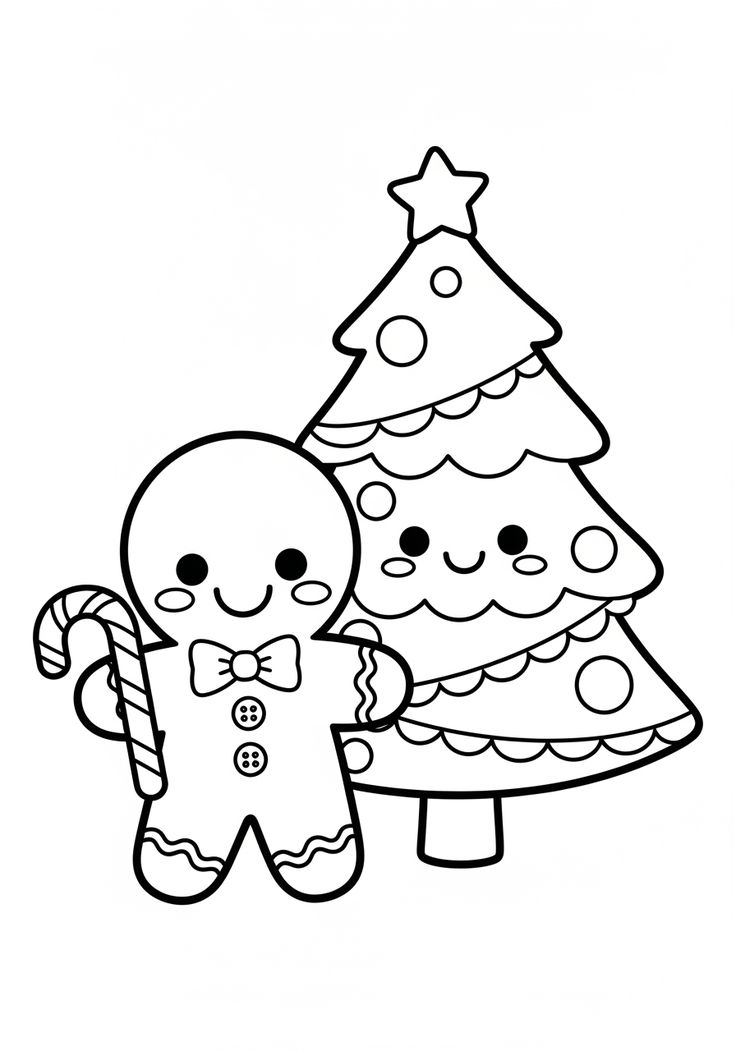 trang tô màu giang sinh cho bé 4