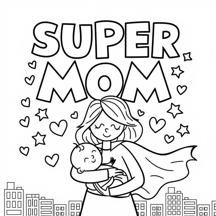 tranh tô màu 20 10 tặng mẹ 18