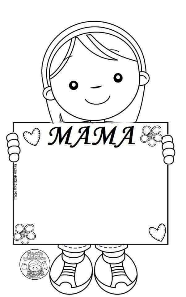 tranh tô màu 20 10 tặng mẹ 21