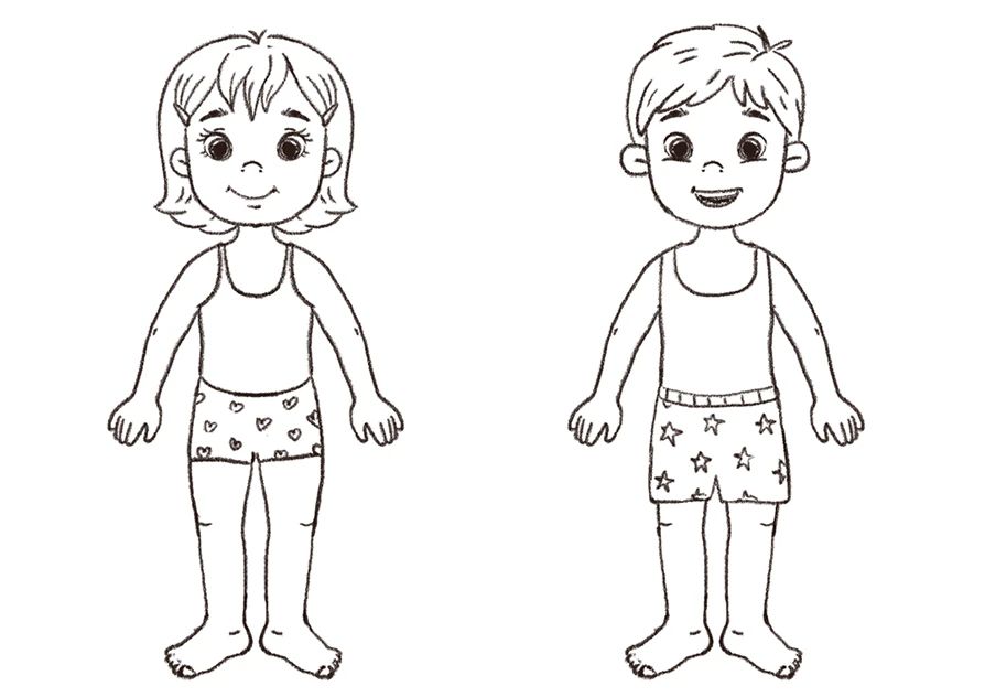 tranh tô màu các bộ phận trên cơ thể 6