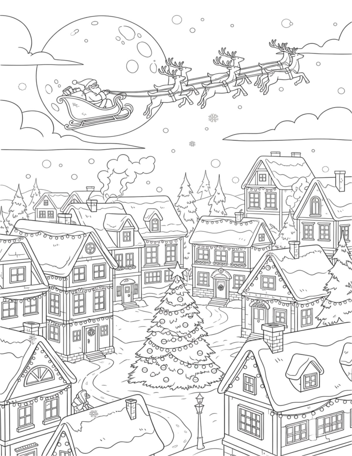 tranh tô màu giáng sinh đẹp 2