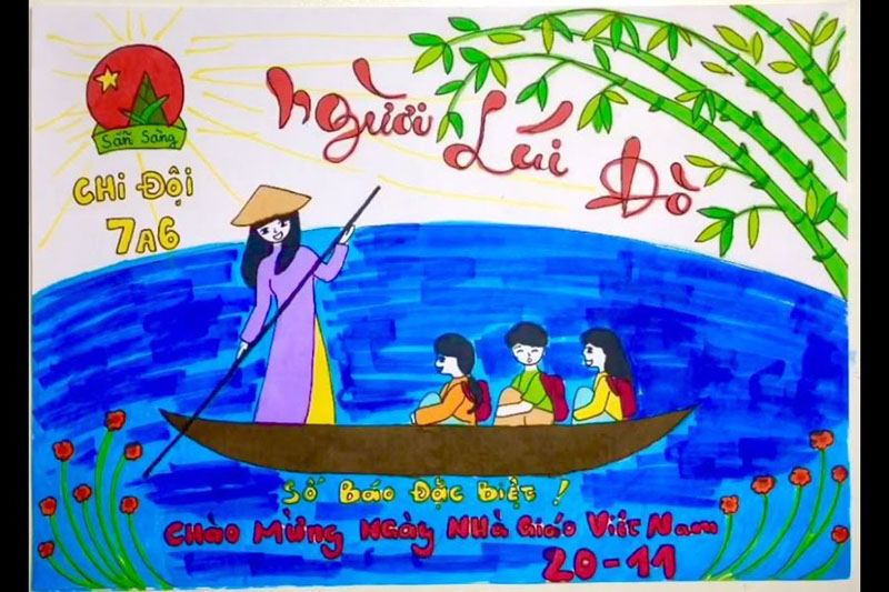 vẽ tranh 20-11 ảnh 25