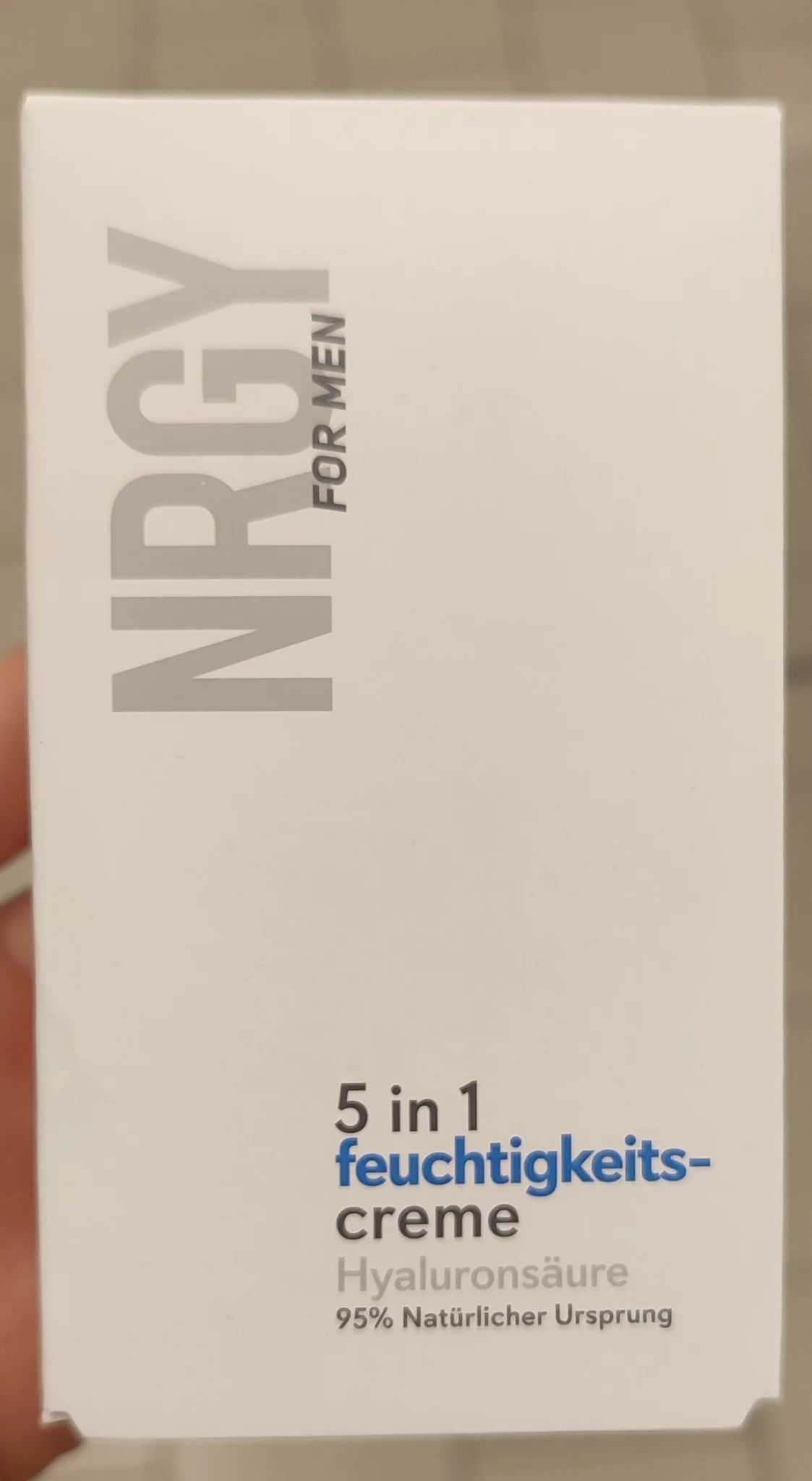 NRGY for men 5 In 1 Feuchtigkeitcreme
