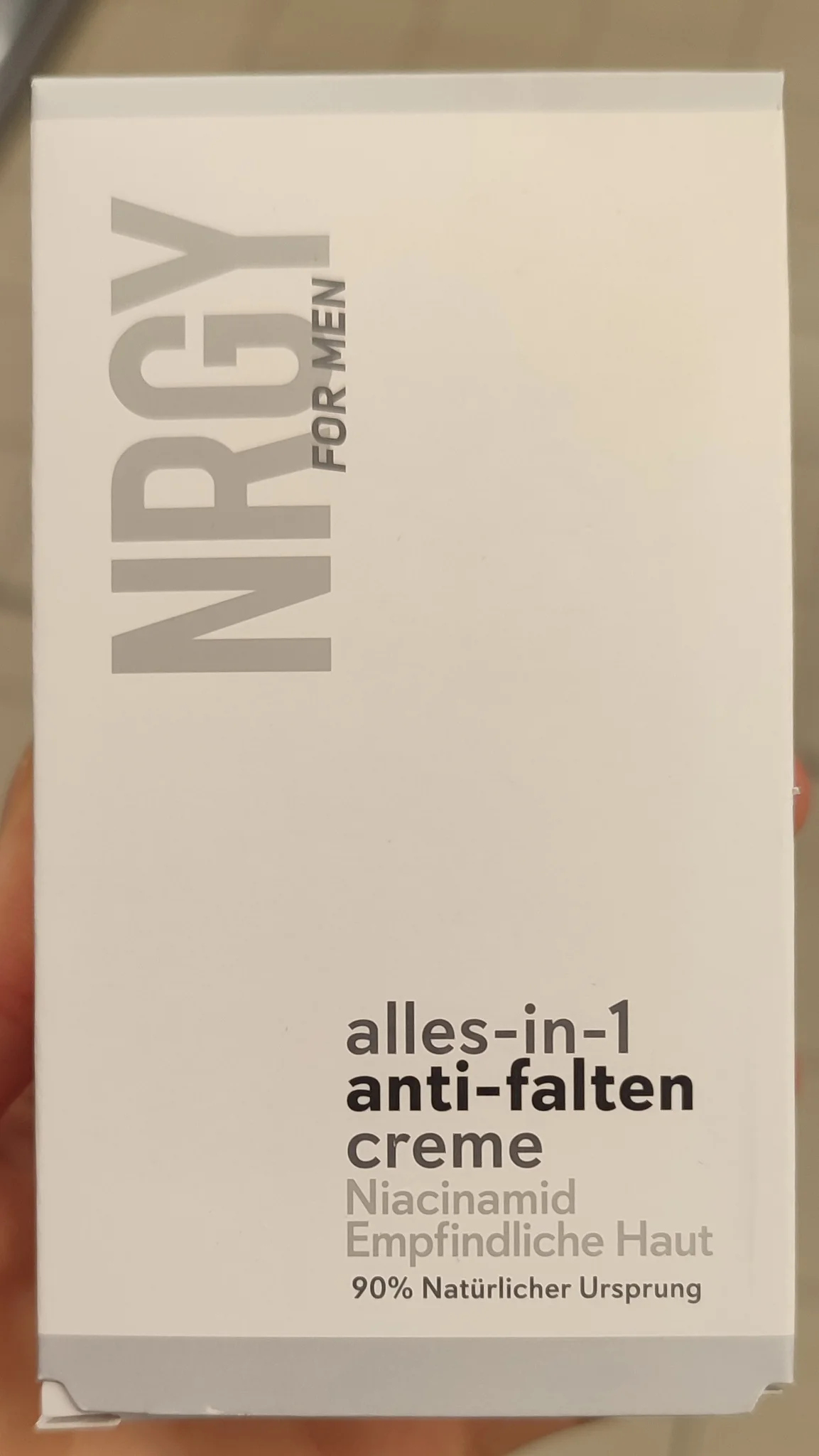 NRGY for men Alles-in-1 Anti-falten Creme