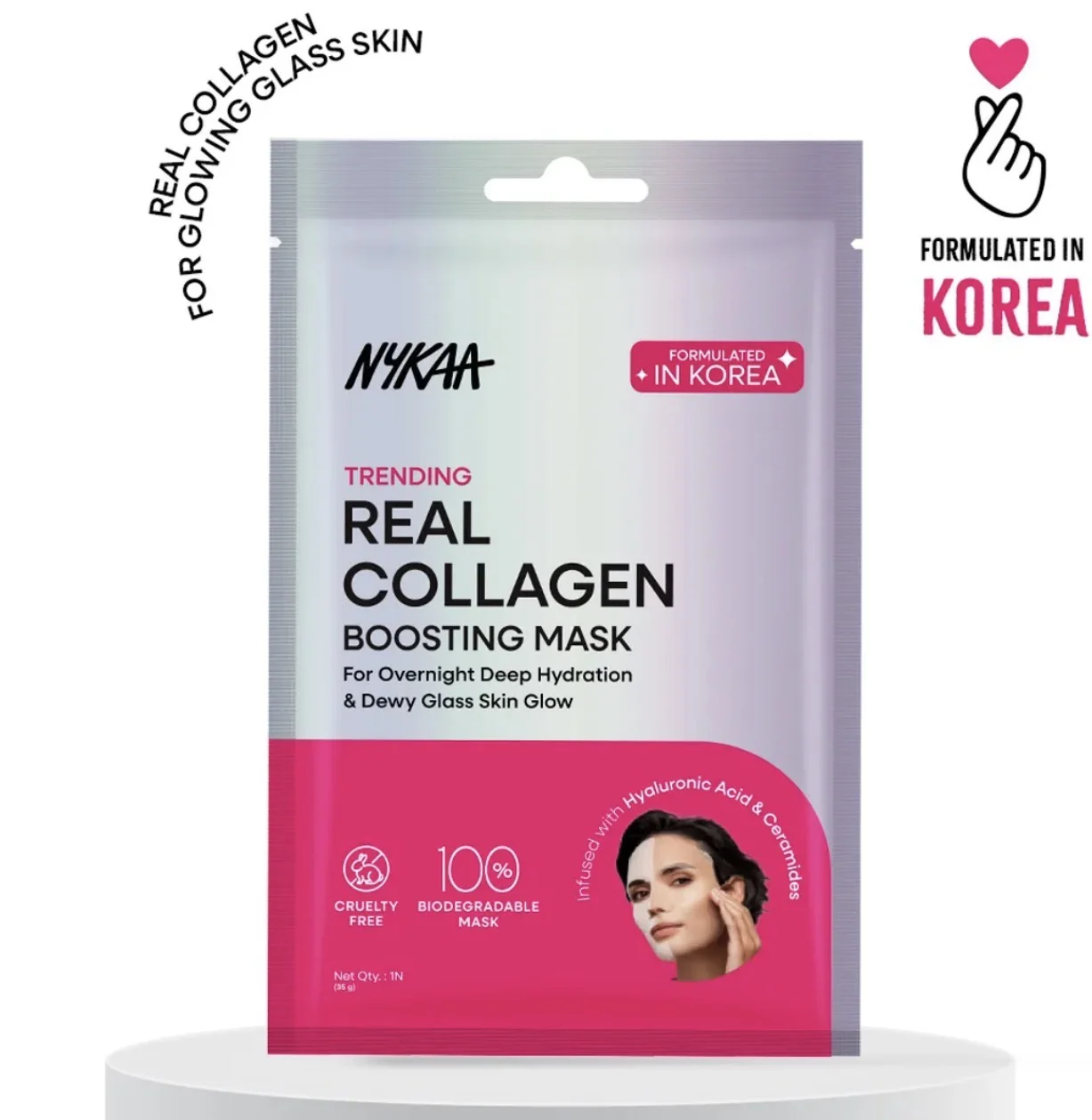 Nykaa naturals Real Collagen Boosting Mask