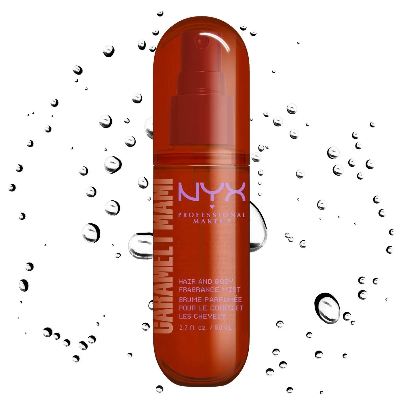 NYX Professional Makeup Caramelt Mami Hair & Body Fragrance Mist