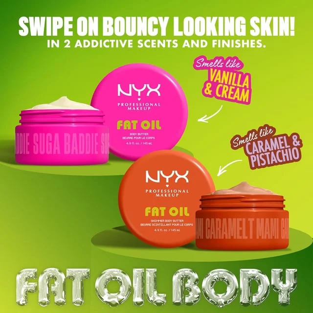 Bơ dưỡng thể NYX Professional Makeup Fat Oil Body Butter Caramelt Mami