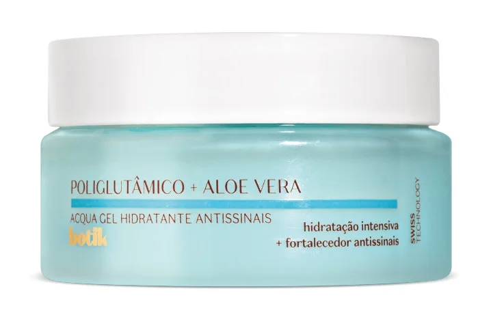 O Boticário Acqua Gel Hidratante Antissinais Ácido Poliglutâmico + Aloe Vera Botik