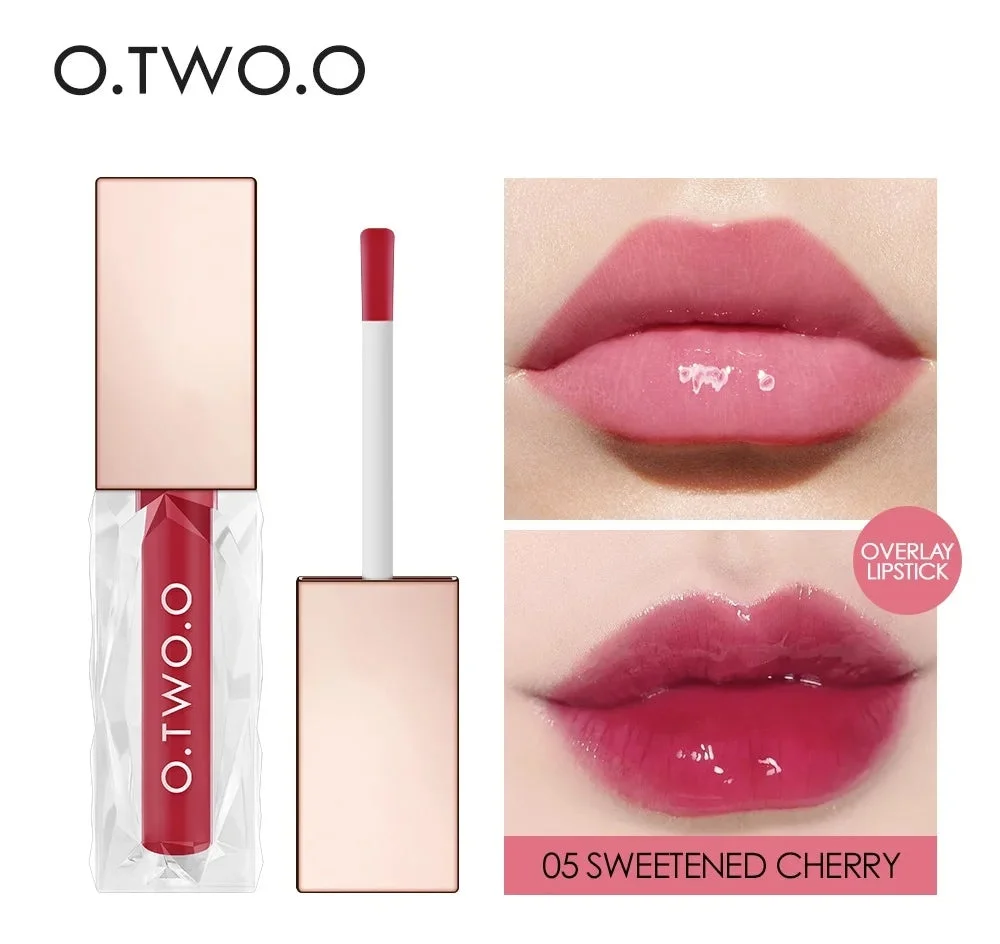 Son bóng O.TWO.O Clear Crystal Berry Lip Gloss 05 Sweetened Cherry
