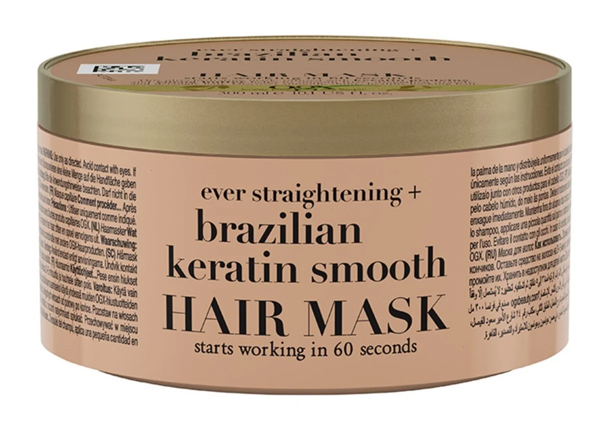 OGX Mascarilla Ogx® Ever Straightening + Brazilian Keratin