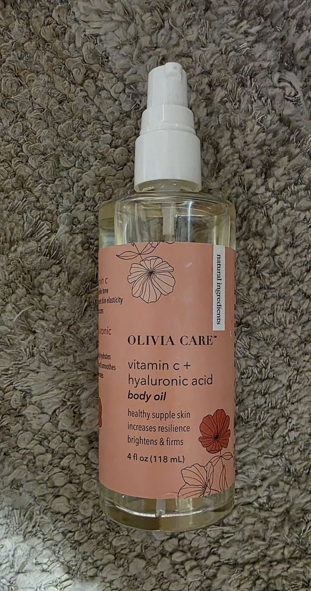 Dầu dưỡng thể Olivia Care Vitamin C + Hyaluronic Acid Body Oil