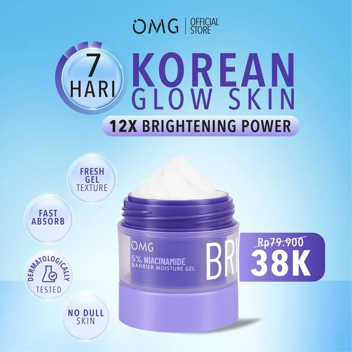OMG Oh My Glow 5% Niacinamide Bright Barrier Moisturizer Gel