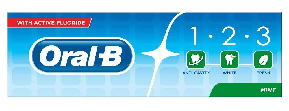 Kem đánh răng Oral-B Anti Cavity White Fresh Mint Toothpaste
