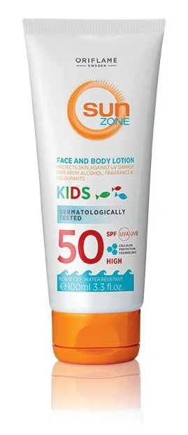 Oriflame Sun Zone Face & Body Lotion Kids SPF 50 High