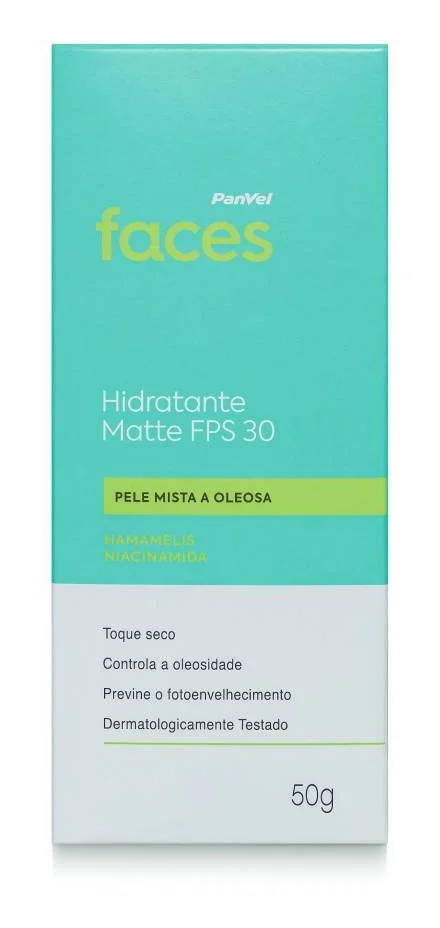 Kem chống nắng dành cho mặt PANVEL Hidratante Facial Matte Pele Mista A Oleosa FPS30